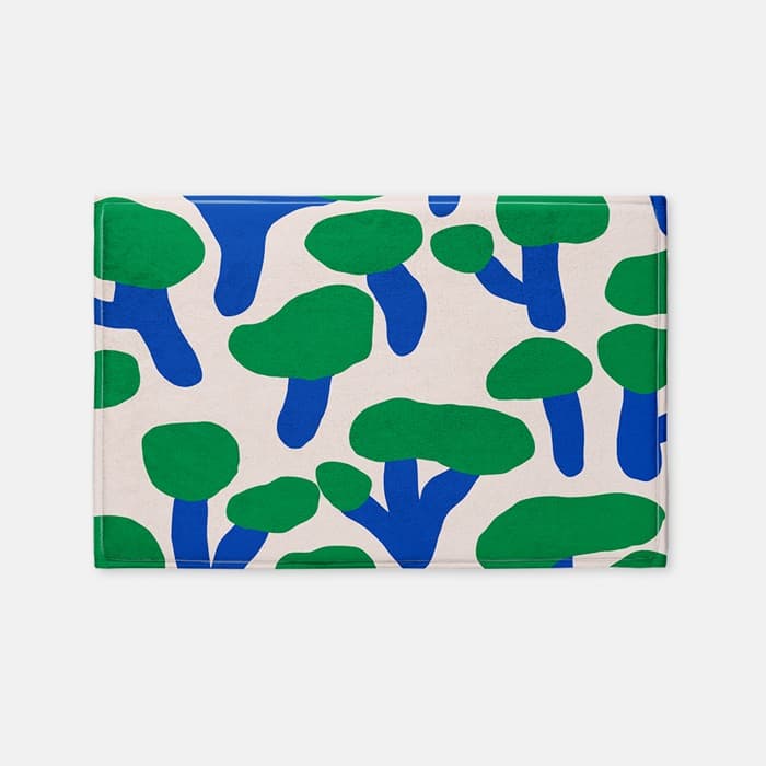 Abstract trees off white 발매트 이미지